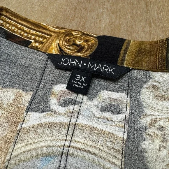 John Mark Button Up Top Art Print 3x New - Picture 6 of 15